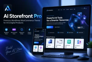 AI Storefront Pro — Premium WordPress WooCommerce Theme for AI & Digital Products