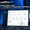 LeadFlow OS — The Complete White-Label B2B Sales Intelligence, Prospecting & CRM Platform